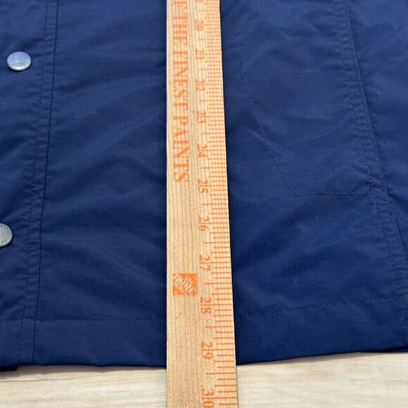 Levis Men Large Jacket Shirt Windbreaker Rain Pockets Blue New - Picture 8 of 8